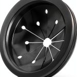 GANPUB Rubber Splash Guard Garbage Disposal Cover Black-0