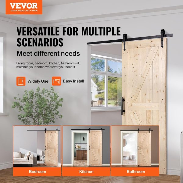 VEVOR Wood Barn Door Kit-1