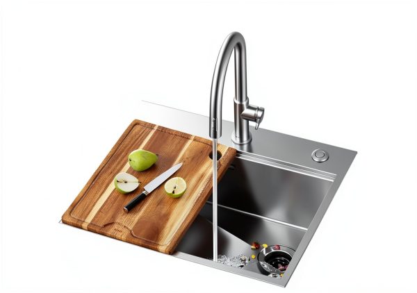 Kraus Garbage Disposal Air Switch Matte Black Durable Design-4