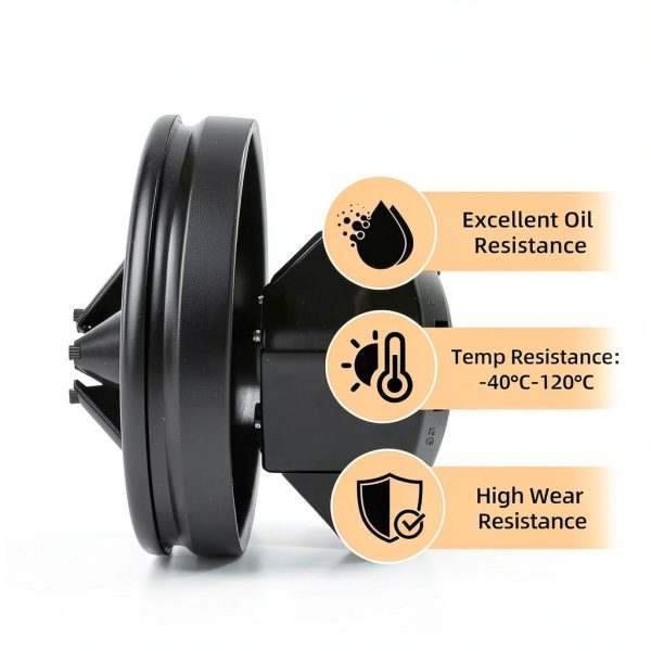 Qryuvfek Garbage Disposal Splash Guard 2 Pack Nitrile Rubber-4
