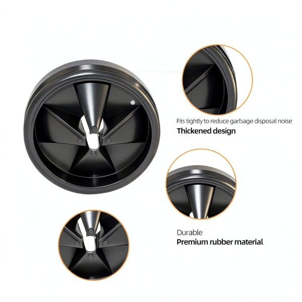 Qryuvfek Garbage Disposal Splash Guard 2 Pack Nitrile Rubber-2
