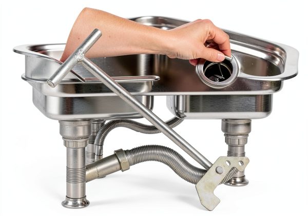 Binazon Garbage Disposer Unjamming Wrench Alloy Steel Tool-2