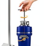 EZYPAK Garbage Disposal Unjamming Wrench Silver Mechanical-0