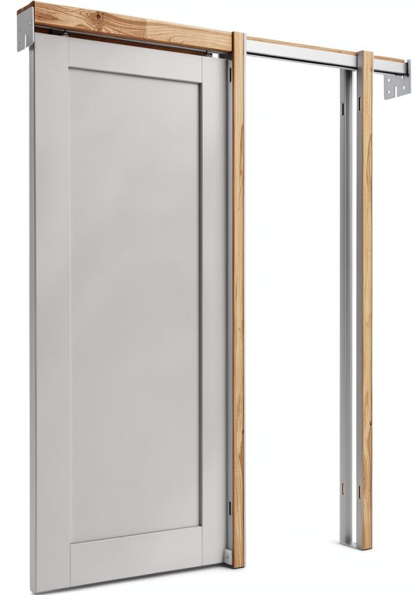 JUJUBON Pocket Door Frame Kit-6