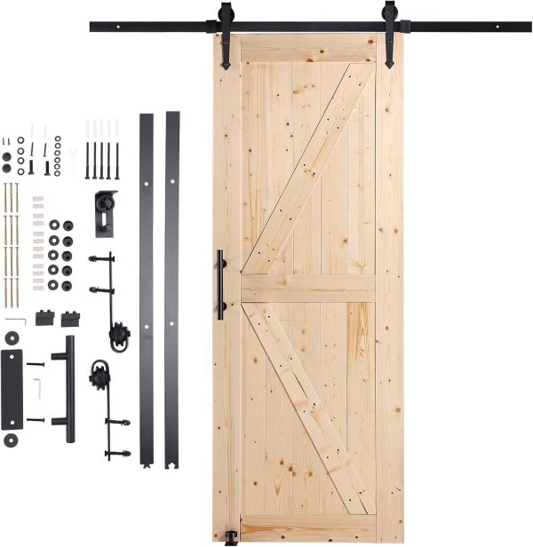 VEVOR Wood Barn Door Kit-9