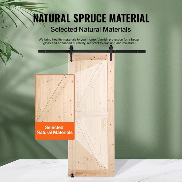 VEVOR Wood Barn Door Kit-2