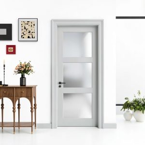 ProKitty White Wooden Pocket Door-0