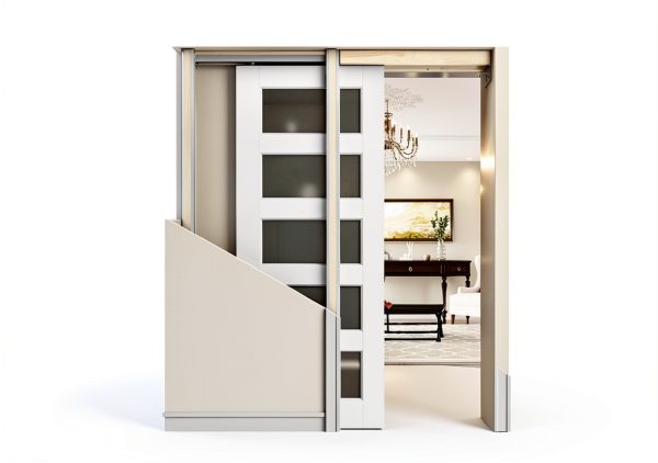 JUJUBON Pocket Door Frame Kit-4
