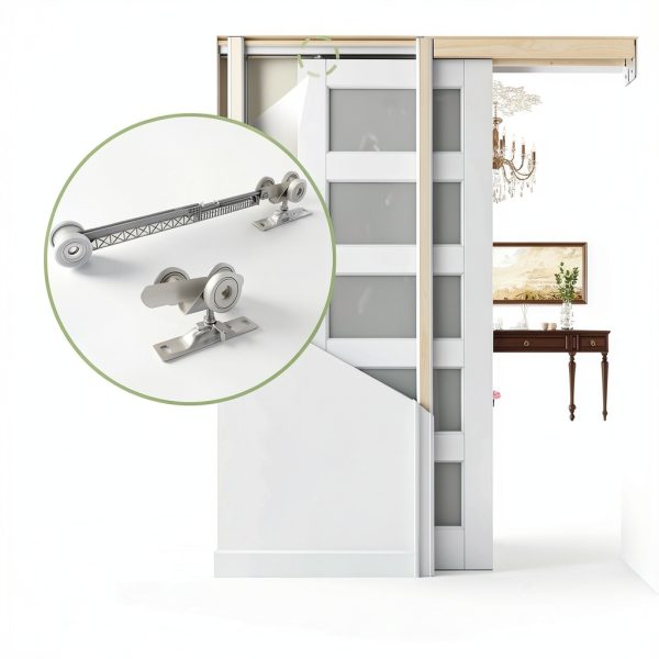 JUJUBON Pocket Door Frame Kit-3