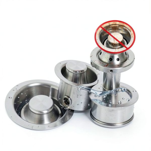 Garmaing Champagne Bronze Garbage Disposal Flange 304-5