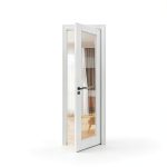 JUJUBON Classic SGCC Certified Thicken Clear Glass MDF Wood-0