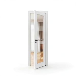 JUJUBON Classic SGCC Certified Thicken Clear Glass MDF Wood-0