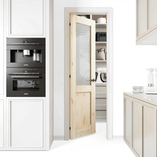 CRUTOP Classic Solid Core Pine Wood Door-0