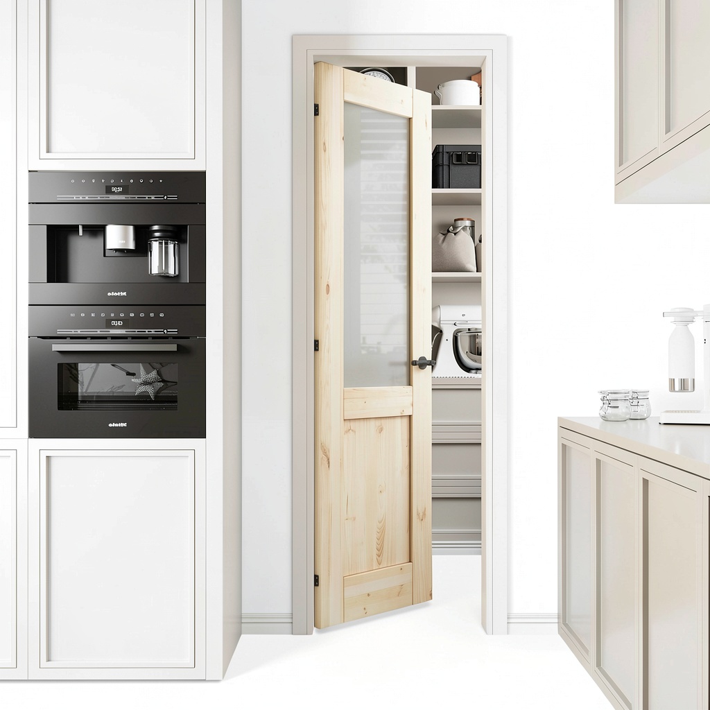 CRUTOP Classic Solid Core Pine Wood Door