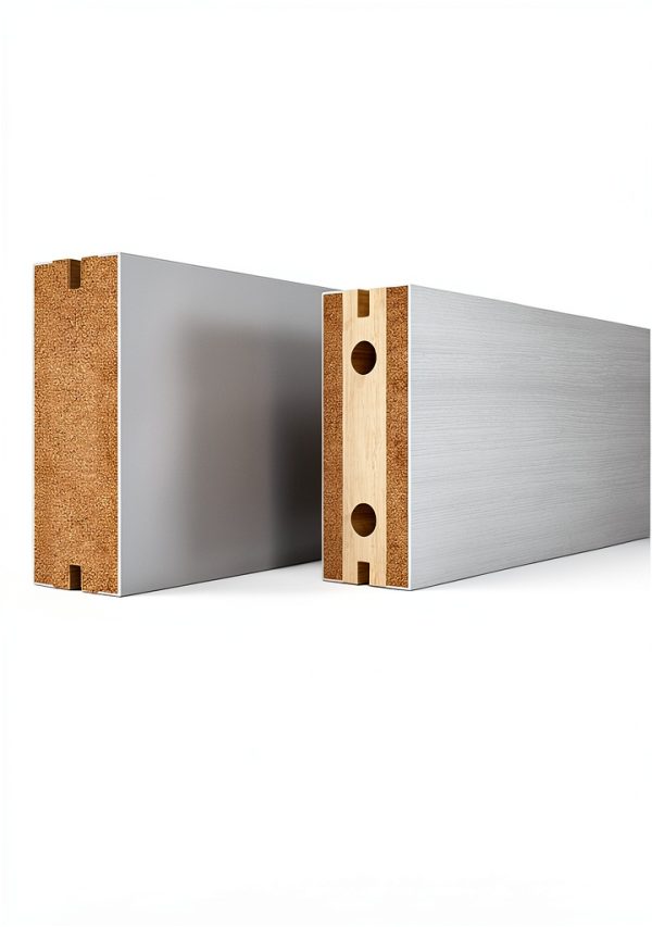 JUBEST Pocket Door White Modern Sliding Door-4