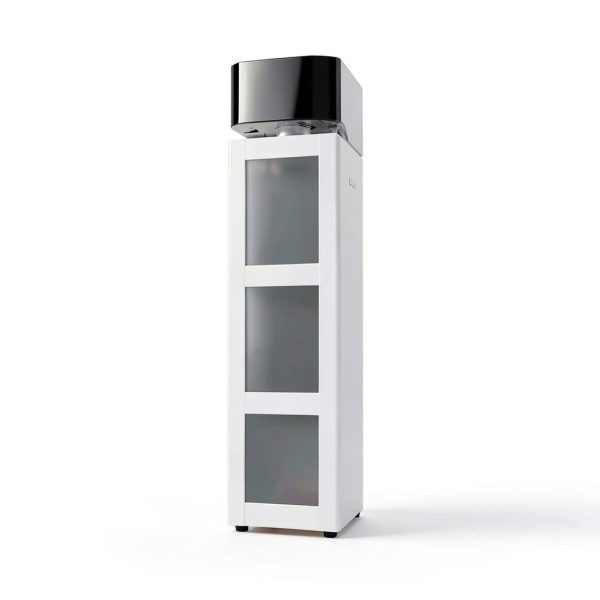 JUBEST Pocket Door White Modern Sliding Door with Soft Close Mechanism-3
