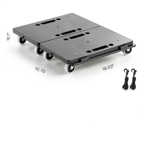 VEVOR Furniture Moving Dolly, 16 x 11in 500 lbs Capacity Furniture Movers Dollies 4 Wheels, Portable Moving Rollers Heavy Duty, Interlocking Small Flat Dolly Cart for Heavy Furniture, 2 Pack, Black-6