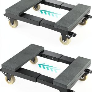Heavy Duty Furniture Dolly WINAZ 2 Pack, 800lb Capacity, Swivel-0