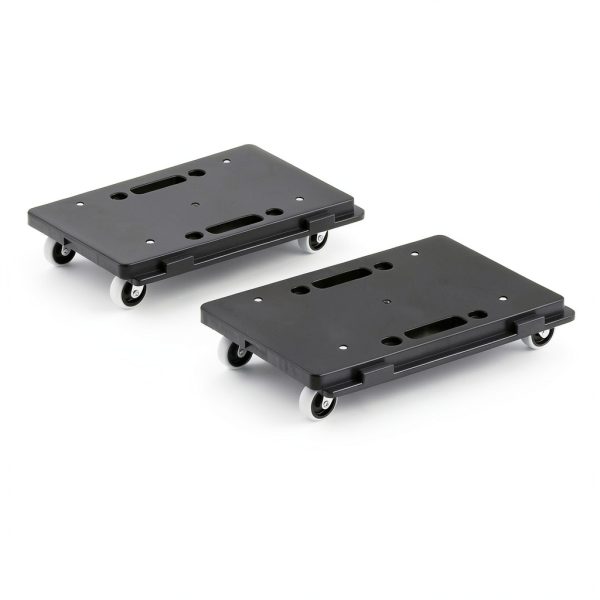 VEVOR Furniture Moving Dolly, 16 x 11in 500 lbs Capacity Furniture Movers Dollies 4 Wheels, Portable Moving Rollers Heavy Duty, Interlocking Small Flat Dolly Cart for Heavy Furniture, 2 Pack, Black-2