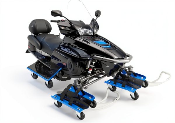 Snowmobile Dollies KASTFORCE 12 Wheel Set with Rubber Pad KF2020-2