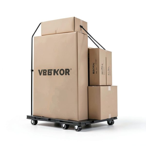 VEVOR Furniture Moving Dolly, 16 x 11in 500 lbs Capacity Furniture Movers Dollies 4 Wheels, Portable Moving Rollers Heavy Duty, Interlocking Small Flat Dolly Cart for Heavy Furniture, 2 Pack, Black-4