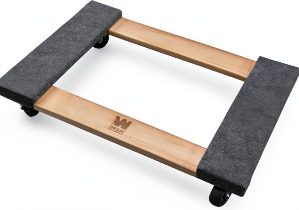 Furniture Moving Dolly WEN 2 Pack 18x30 Hardwood with 1320 lb Capacity-1