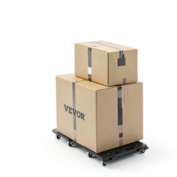 VEVOR Furniture Moving Dolly, 16 x 11in 500 lbs Capacity Furniture Movers Dollies 4 Wheels, Portable Moving Rollers Heavy Duty, Interlocking Small Flat Dolly Cart for Heavy Furniture, 2 Pack, Black-7