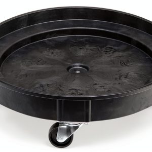 ELAFROS Plastic Drum Dolly 30/55 Gallon 900lb Capacity Black-0