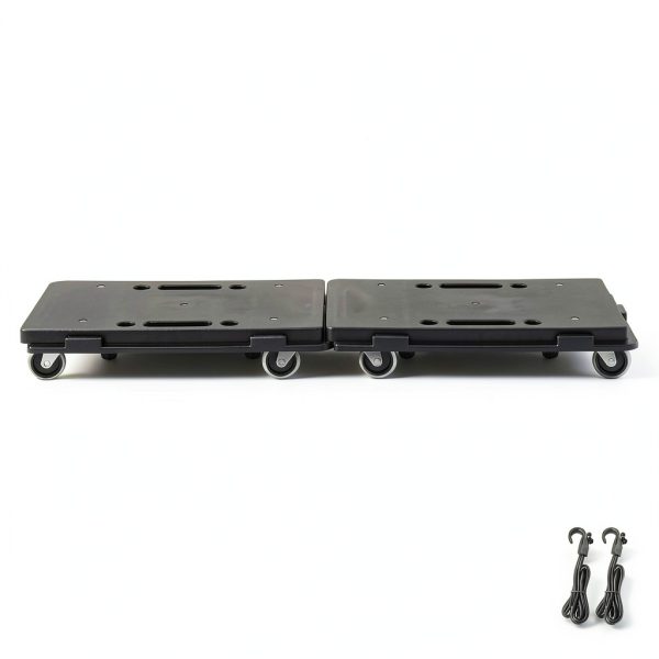 VEVOR Furniture Moving Dolly, 16 x 11in 500 lbs Capacity Furniture Movers Dollies 4 Wheels, Portable Moving Rollers Heavy Duty, Interlocking Small Flat Dolly Cart for Heavy Furniture, 2 Pack, Black-8