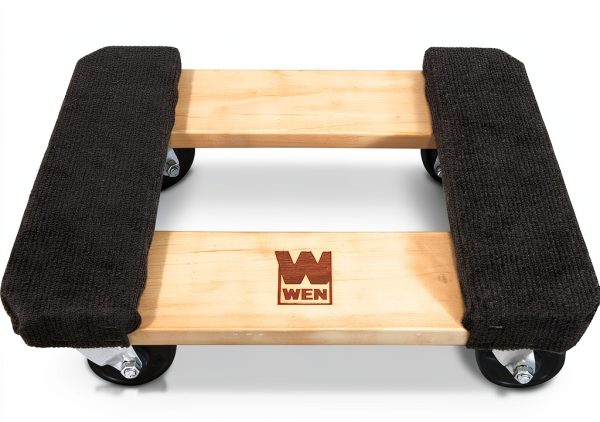 Furniture Dolly WEN 721218 12x18 Hardwood 2-Pack 1000 lbs Capacity-2