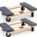 Hardwood Furniture Moving Dolly MaxWorks 50856 18x12 Natural Two Pack-0